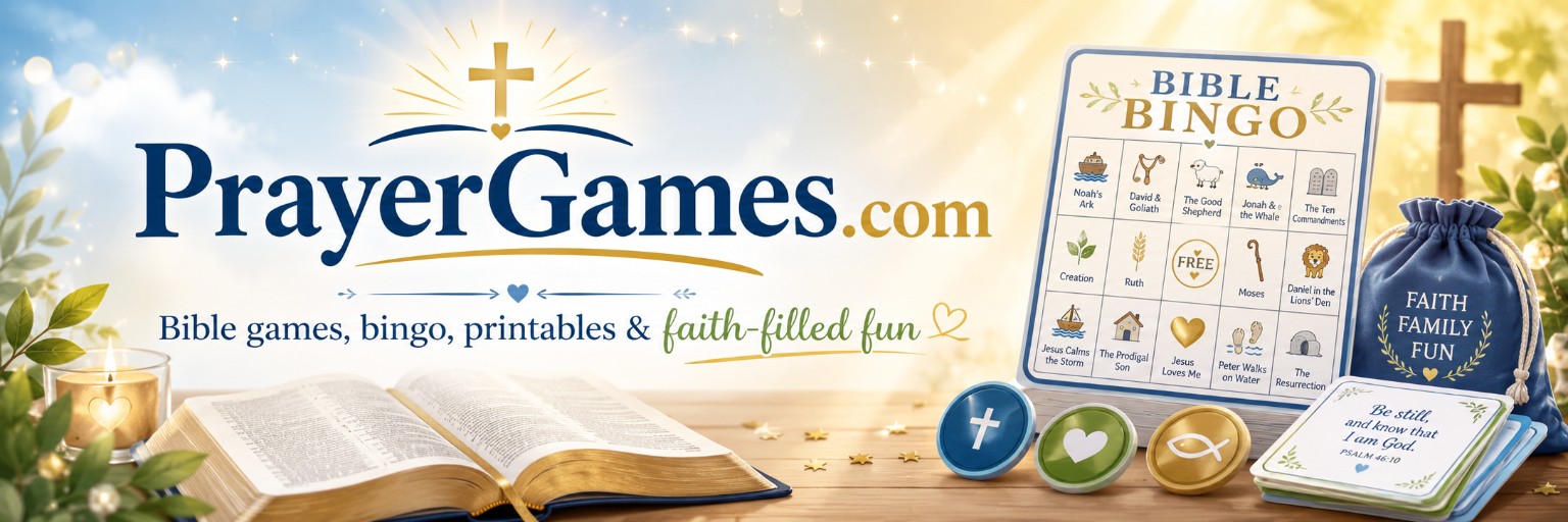 PrayerGames.com — Bible games, bingo, printables and faith-filled fun